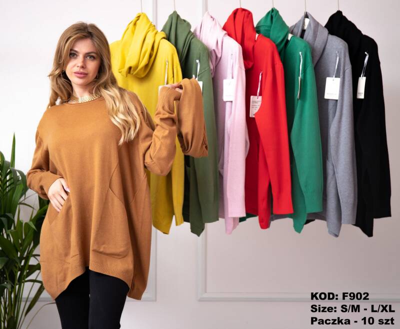 Tuniki damskie Roz S/M-L/XL, Mix Kolor .Paczka 10 szt